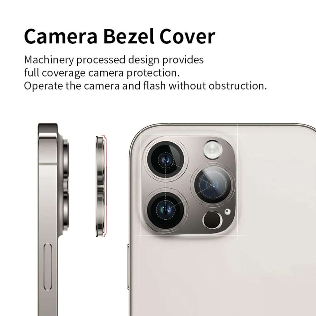 For iPhone 15 Kalebol Precise Alignment Stepped Eagle Eye Metal Lens Film(Blue)