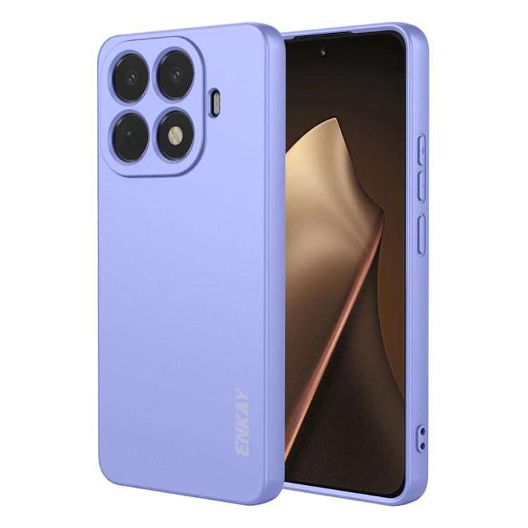 For Xiaomi 15T Pro ENKAY Liquid Silicone Soft Shockproof Phone Case(Purple)