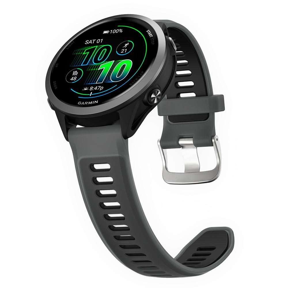18mm Silver Steel Buckle Translucent Color Silicone Watch Band(Black)