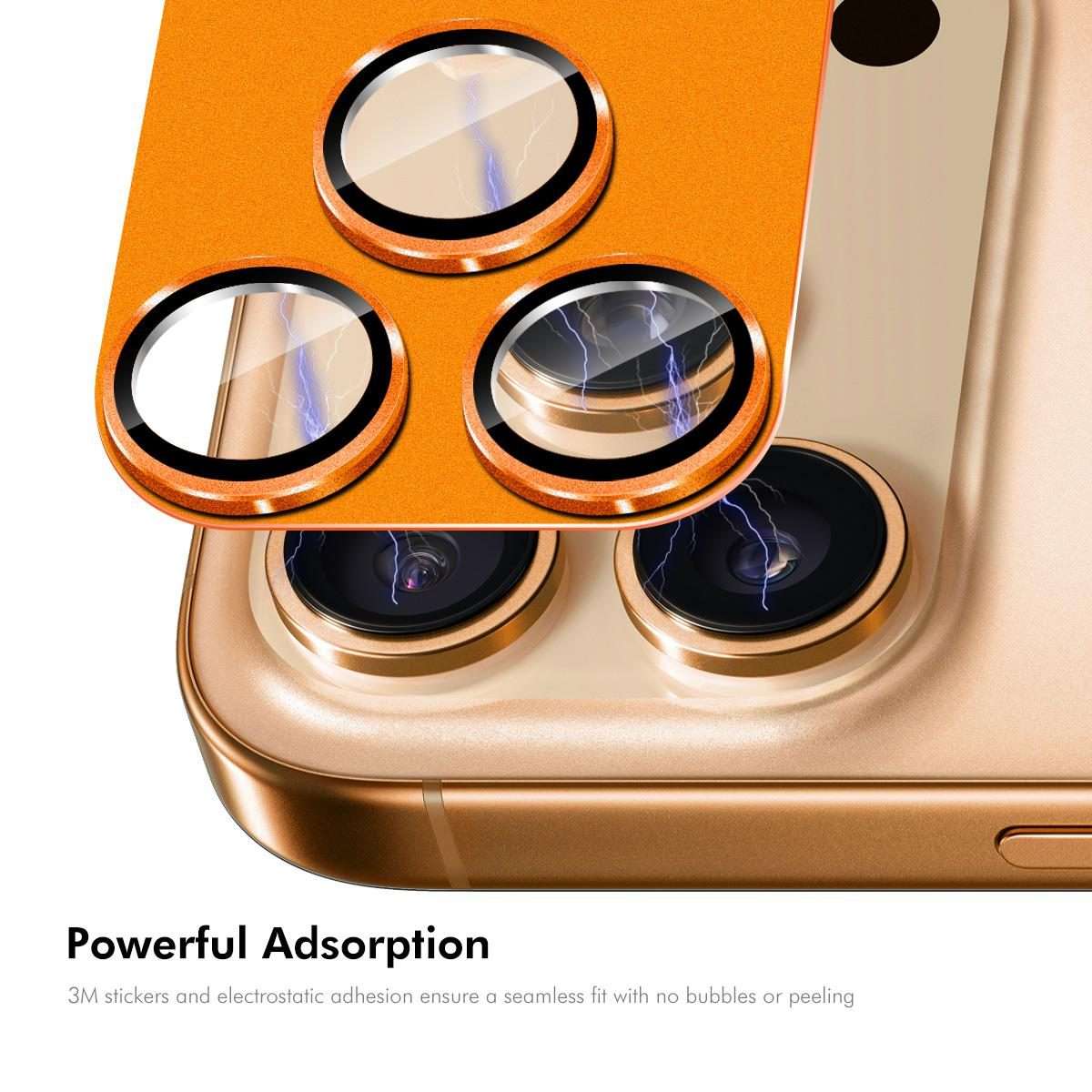 For iPhone 17 Pro Max ENKAY Anti-reflection Camera Lens Frosted Armor Aluminium Alloy ... (Silver)