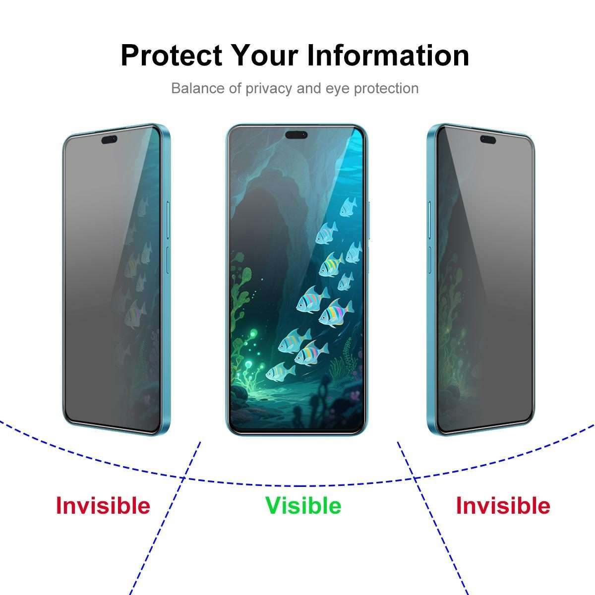 For Honor 400 5G Global 156.5mm JUNSUNMAY 25pcs Silk Print Full Coverage Privacy Tempered Glass Fi