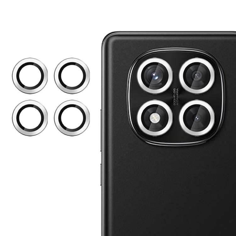 For Redmi Note 14 Pro 4G Kalebol No Flicker Ultra-Thin Individual Camera Lens Tempere ... (Silver)
