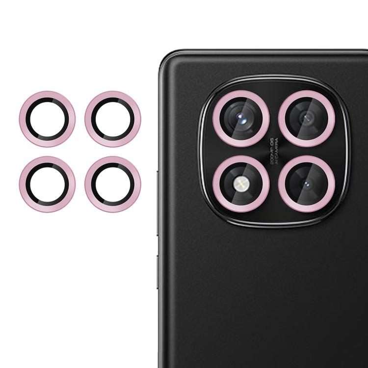 For Redmi Note 14 Pro 4G Kalebol No Flicker Ultra-Thin Individual Camera Lens Tempered ... (Pink)