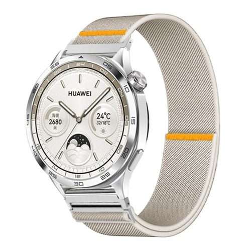 20mm Adjustable Single Loop Elastic Nylon Watch Band(Starlight)