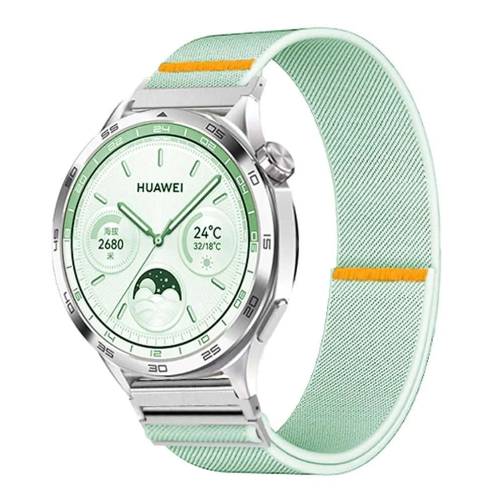 22mm Adjustable Single Loop Elastic Nylon Watch Band(Mint Green)