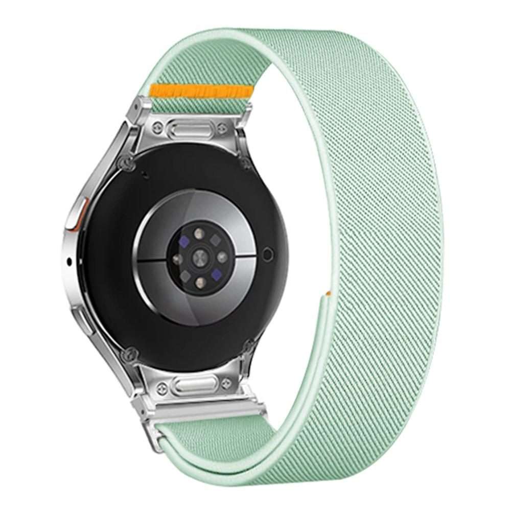 For Samsung Galaxy Watch FE / 7 / 6 / 5 / 4 Adjustable Single Loop Elastic Nylon ... (Mint Green)