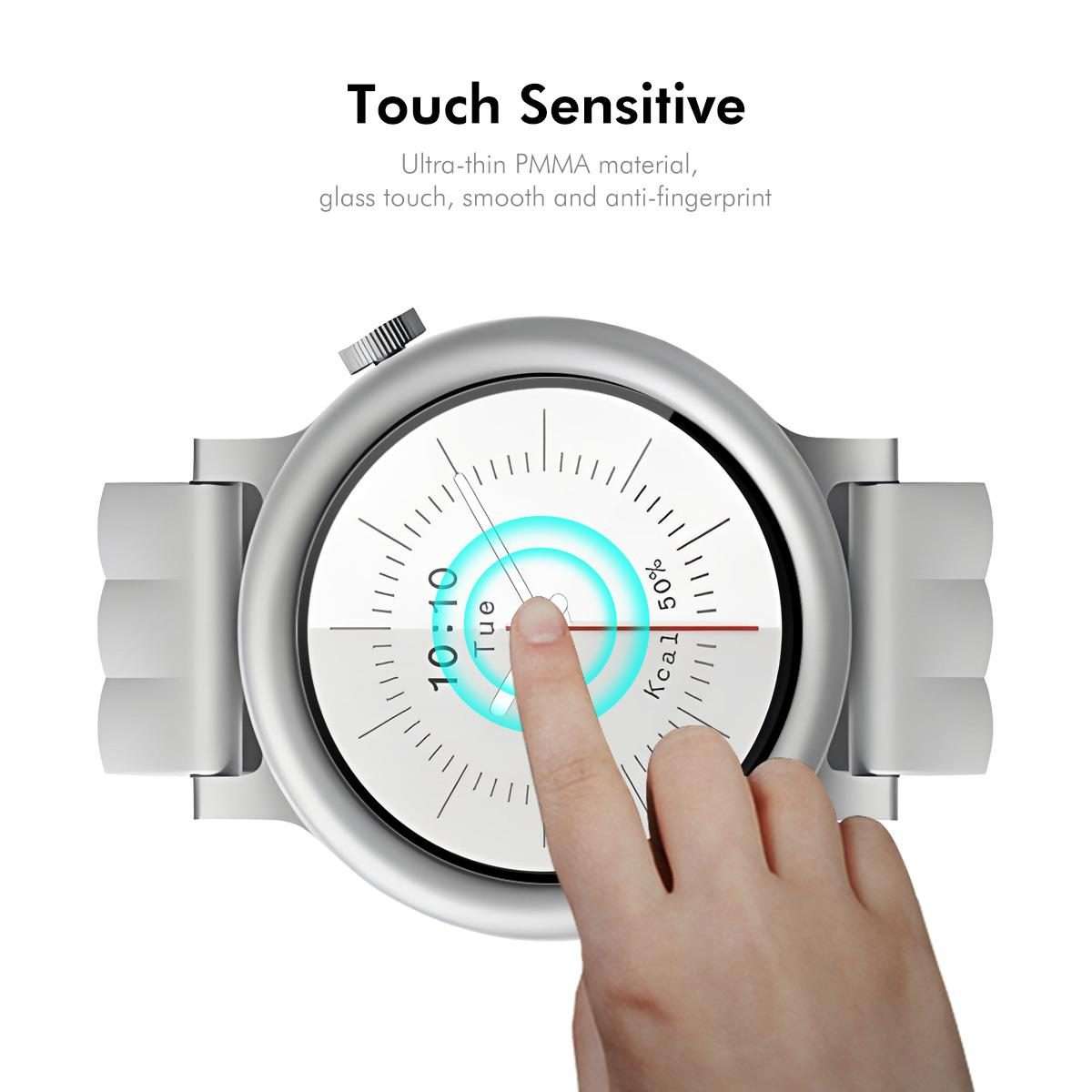 For Nothing CMF Watch 3 Pro 2pcs ENKAY 3D Full Coverage Soft PC Edge PMMA HD Screen Protector Film