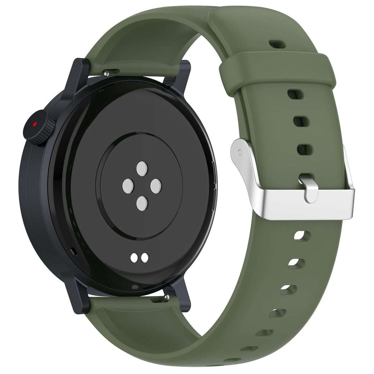 For Nothing CMF Watch 3 Pro / Watch Pro 2 Solid Color Silicone Watch Band(Dark Green)