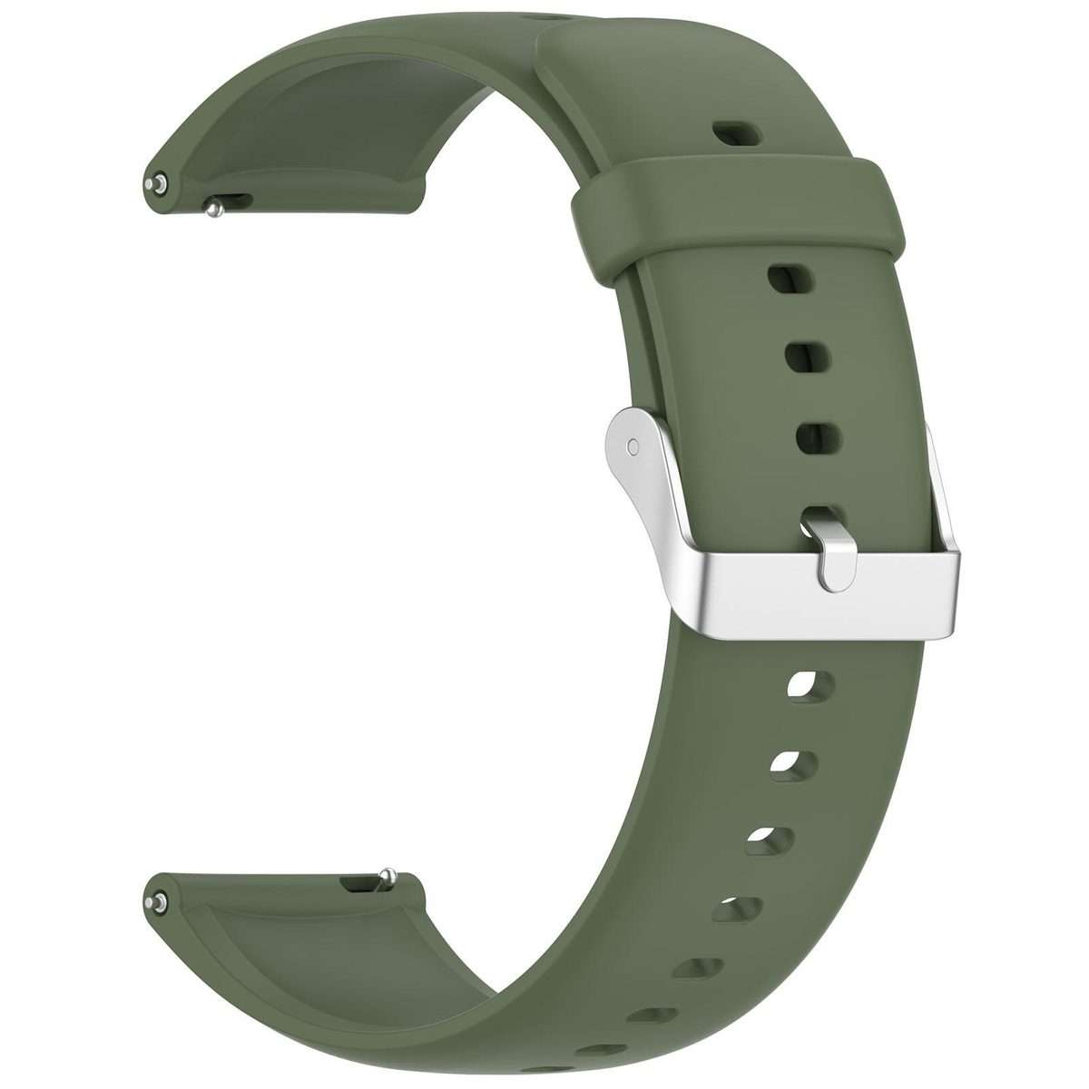 For Nothing CMF Watch 3 Pro / Watch Pro 2 Solid Color Silicone Watch Band(Dark Green)