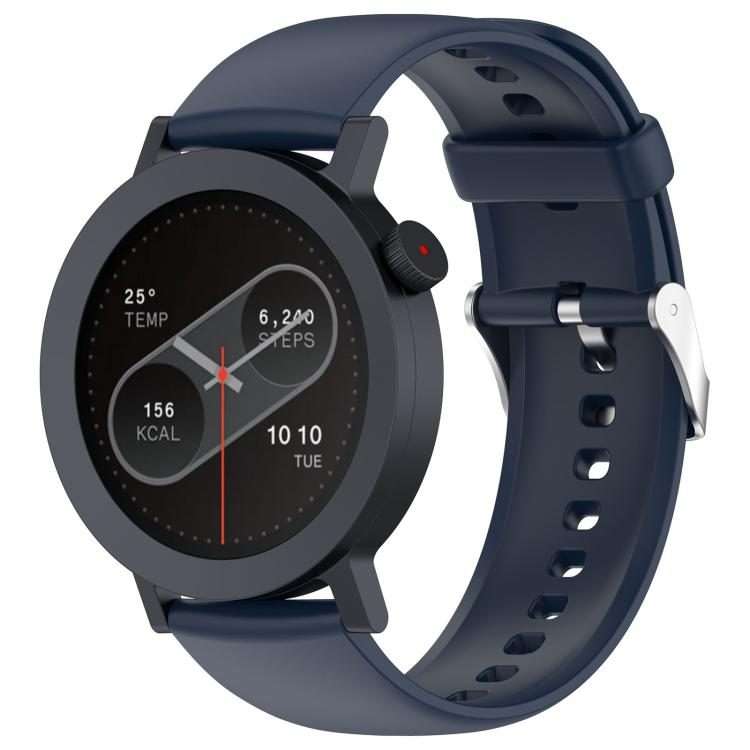 For Nothing CMF Watch 3 Pro / Watch Pro 2 Solid Color Silicone Watch Band(Navy Blue)
