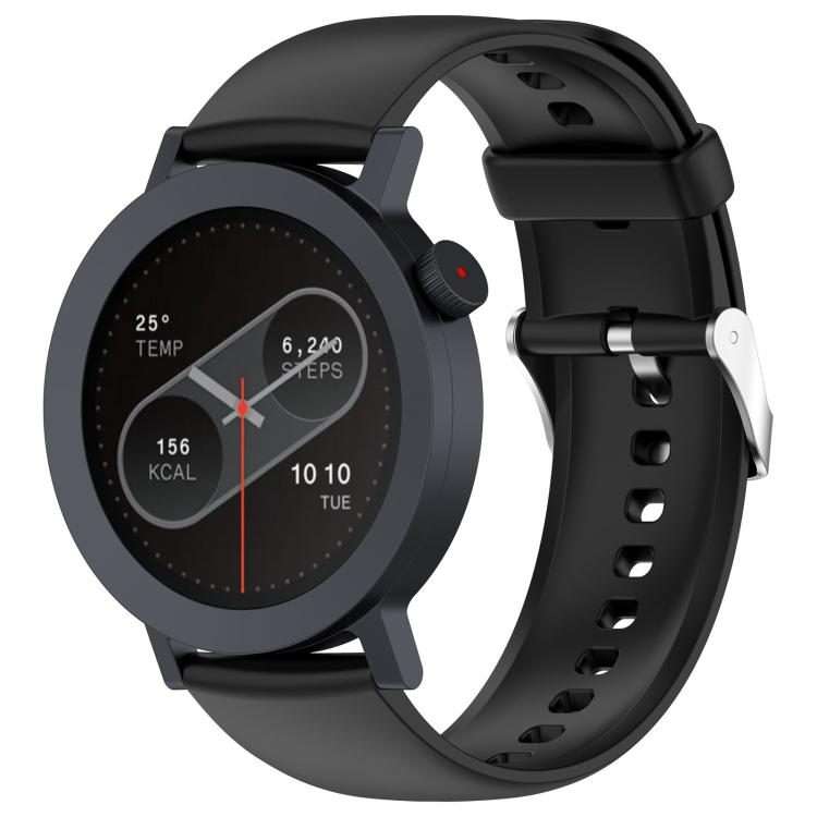 For Nothing CMF Watch 3 Pro / Watch Pro 2 Solid Color Silicone Watch Band(Black)