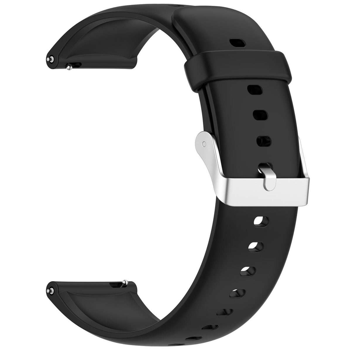For Nothing CMF Watch 3 Pro / Watch Pro 2 Solid Color Silicone Watch Band(Black)