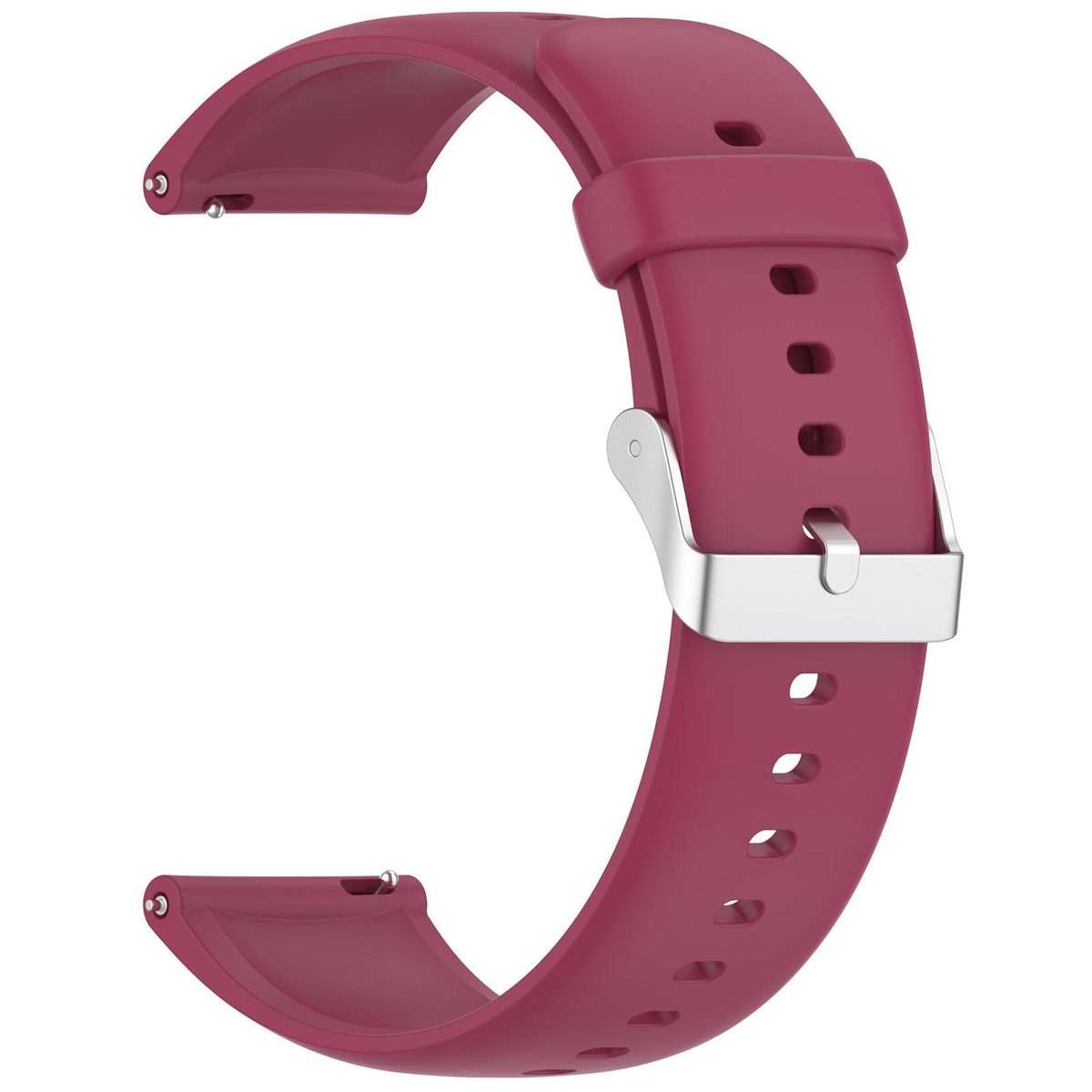 For Nothing CMF Watch 3 Pro / Watch Pro 2 Solid Color Silicone Watch Band(Wine Red)