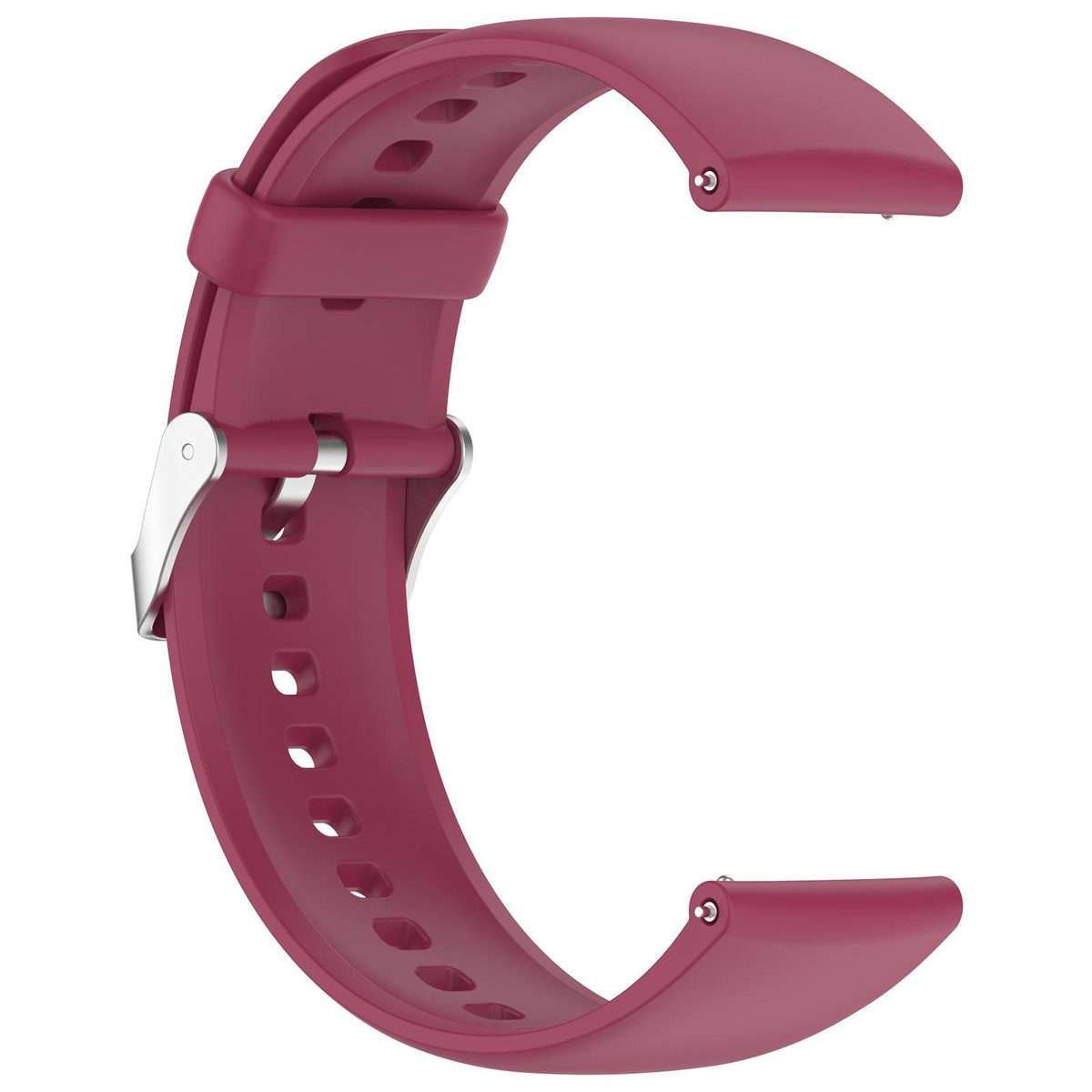 For Nothing CMF Watch 3 Pro / Watch Pro 2 Solid Color Silicone Watch Band(Wine Red)