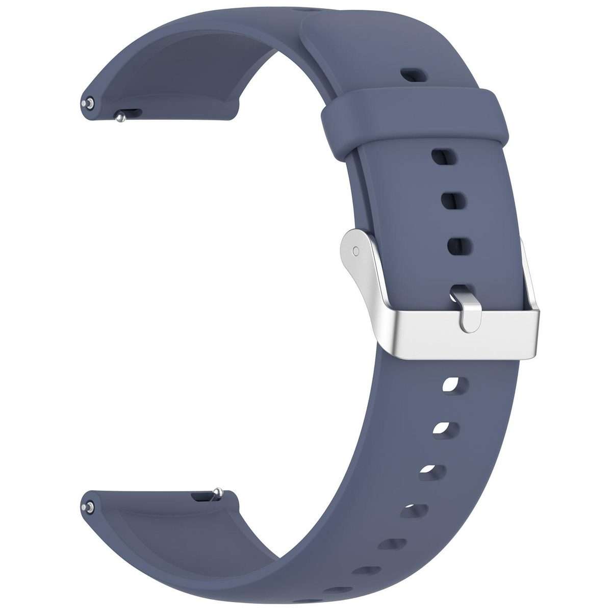 For Nothing CMF Watch 3 Pro / Watch Pro 2 Solid Color Silicone Watch Band(Blue Gray)