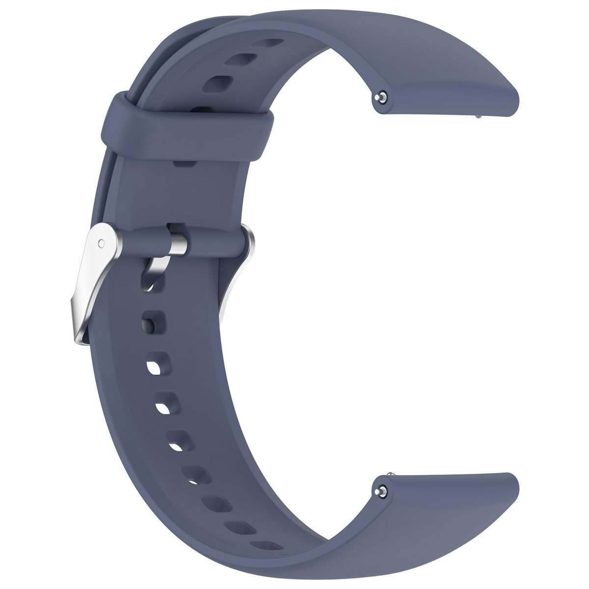 For Nothing CMF Watch 3 Pro / Watch Pro 2 Solid Color Silicone Watch Band(Blue Gray)