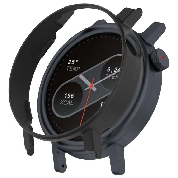 For Nothing CMF Watch 3 Pro Half Coverage Hollowed PC Watch Protective Cover(Black)