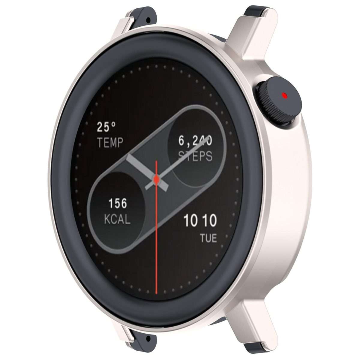 For Nothing CMF Watch 3 Pro Half Coverage Hollowed PC Watch Protective Cover(Starlight)