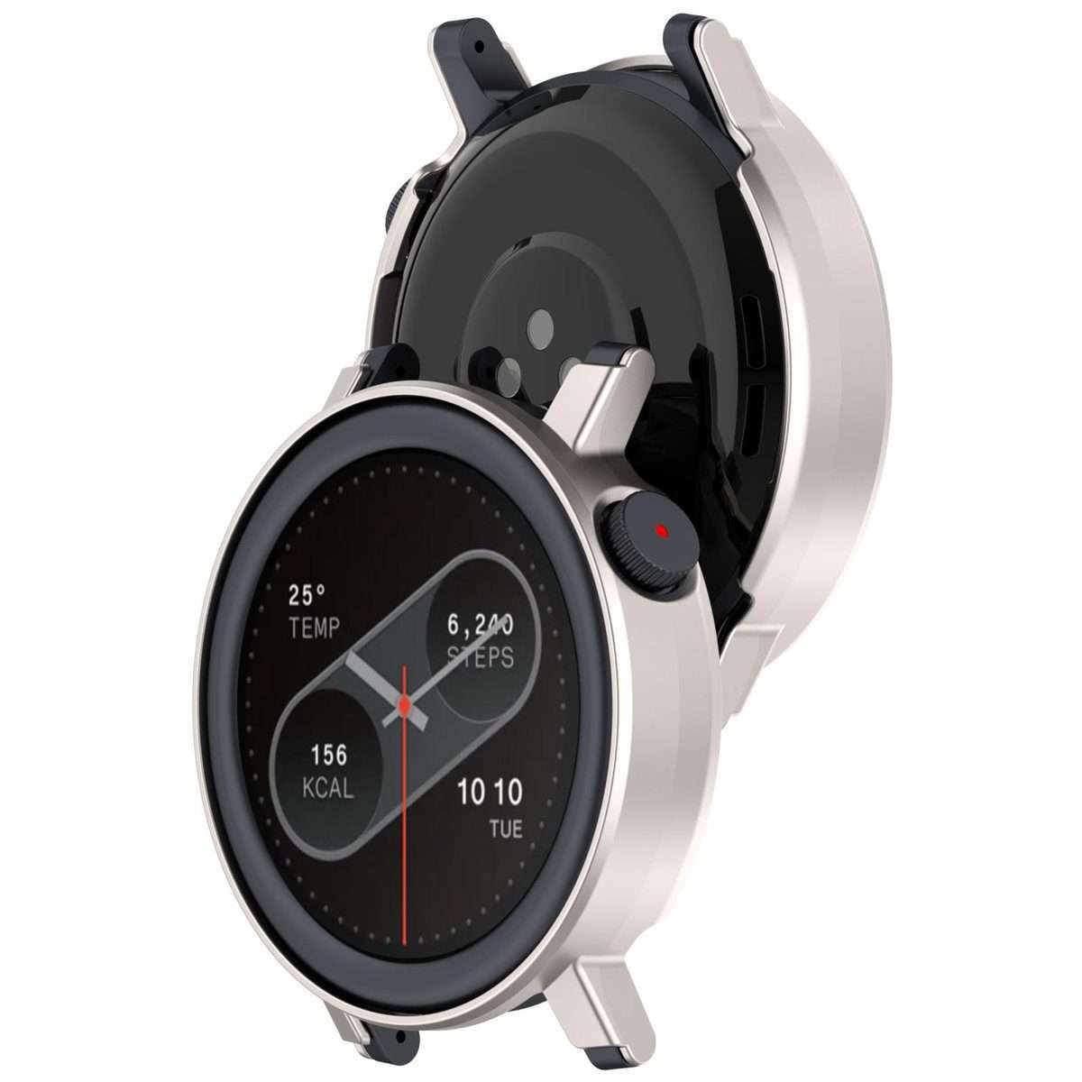 For Nothing CMF Watch 3 Pro Half Coverage Hollowed PC Watch Protective Cover(Starlight)