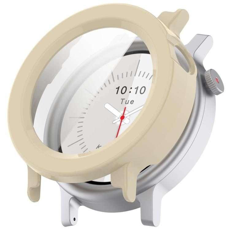 For Nothing CMF Watch 3 Pro Tempered Film Integrated PC Watch Protective Cover(Ivory White)