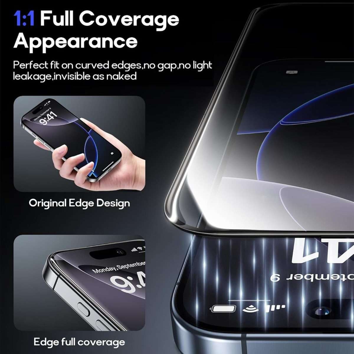 For iPhone 17 Pro Max Gorilla Explosion-Proof Anti-Fingerprint HD Tempered Glass Film