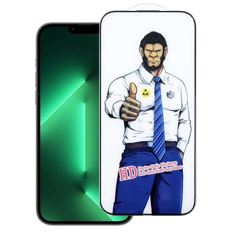 For iPhone 14 Pro Gorilla Explosion-Proof Anti-Fingerprint HD Tempered Glass Film