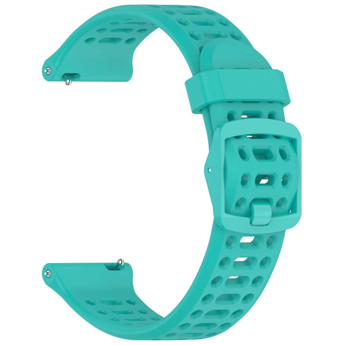 For OPPO Watch Sport Breathable Solid Color Silicone Watch Band(Green)