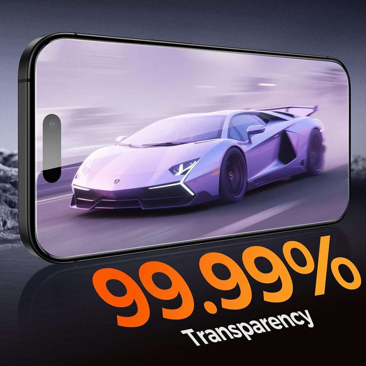 For iPhone 15 Pro Max 10pcs Kalebol High-Aluminum Screen-Printed Full-Coverage Anti-Fingerprint Bl