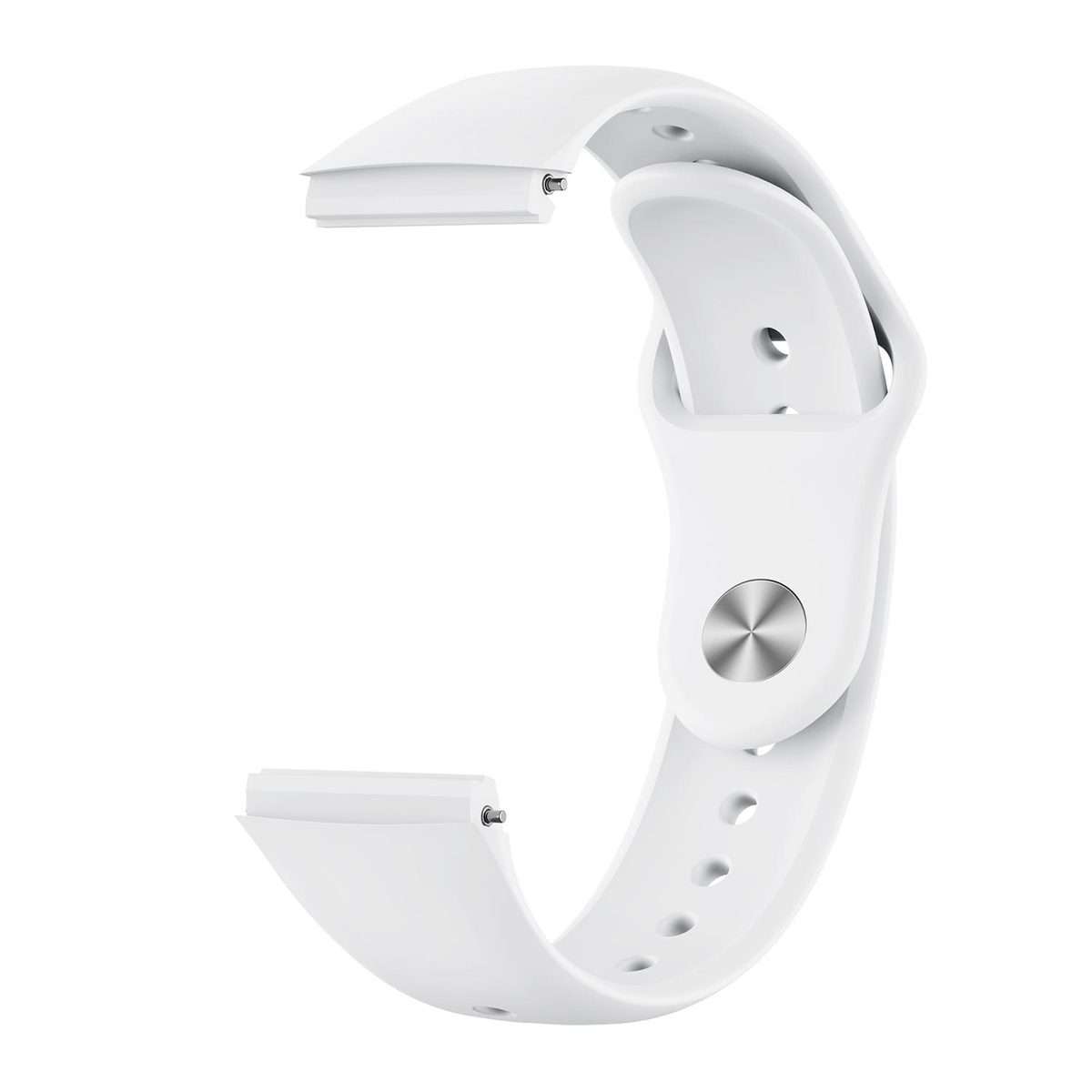 For Huawei Watch GT 6 Pro Reverse Buckle Solid Color Silicone Watch Band(White)
