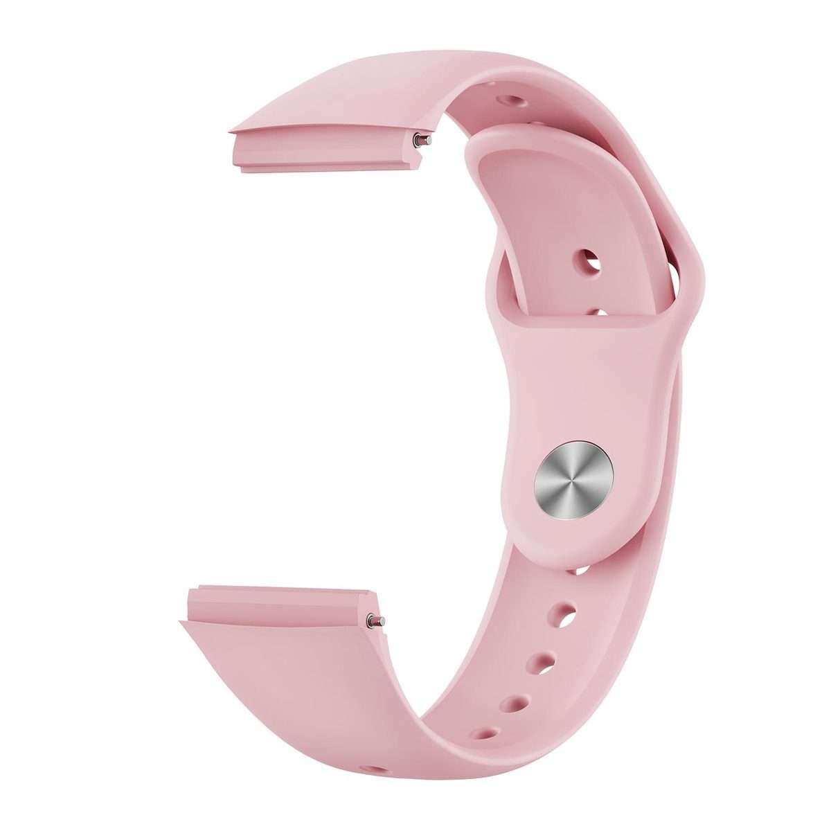 For Huawei Watch GT 6 Pro Reverse Buckle Solid Color Silicone Watch Band(Pink)
