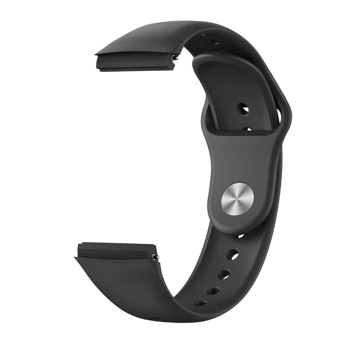 For Huawei Watch GT 6 Pro Reverse Buckle Solid Color Silicone Watch Band(Black)