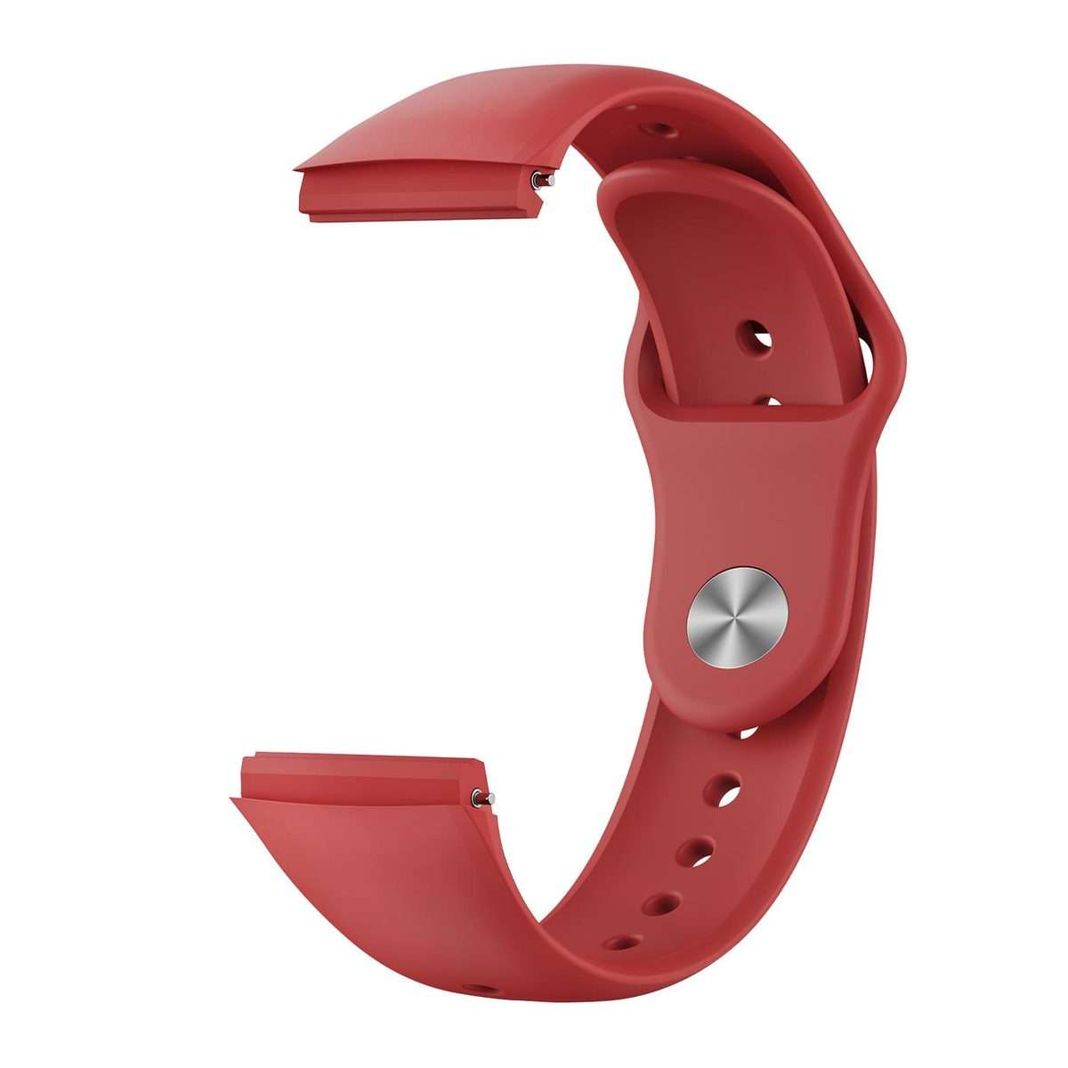 For Huawei Watch GT 6 Pro Reverse Buckle Solid Color Silicone Watch Band(Red)