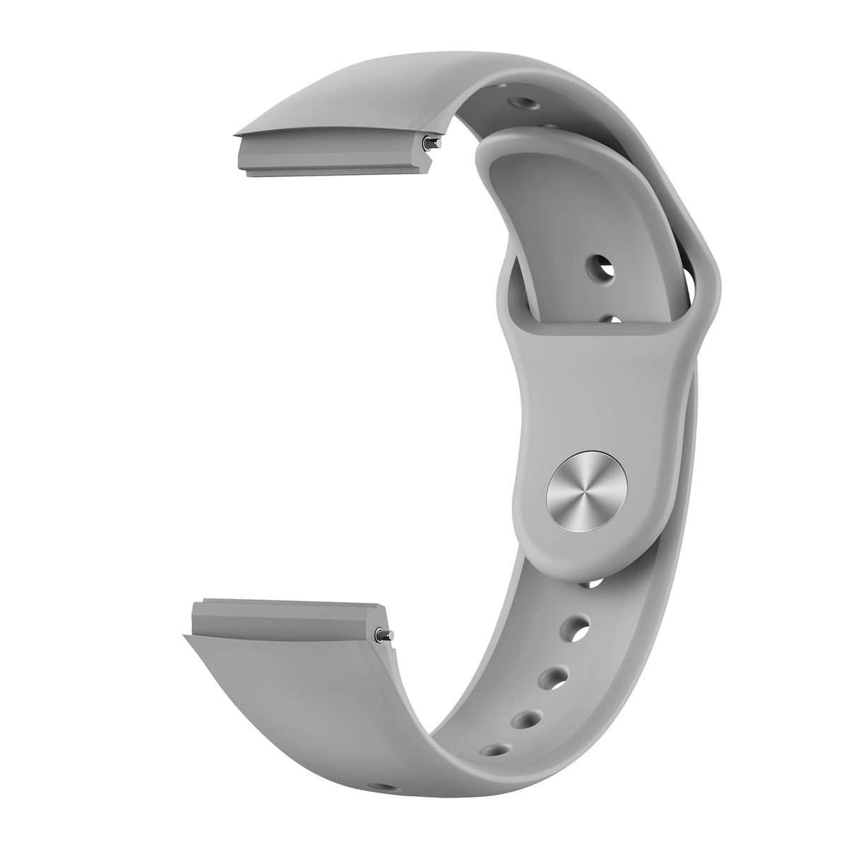 For Huawei Watch GT 6 Pro Reverse Buckle Solid Color Silicone Watch Band(Gray)
