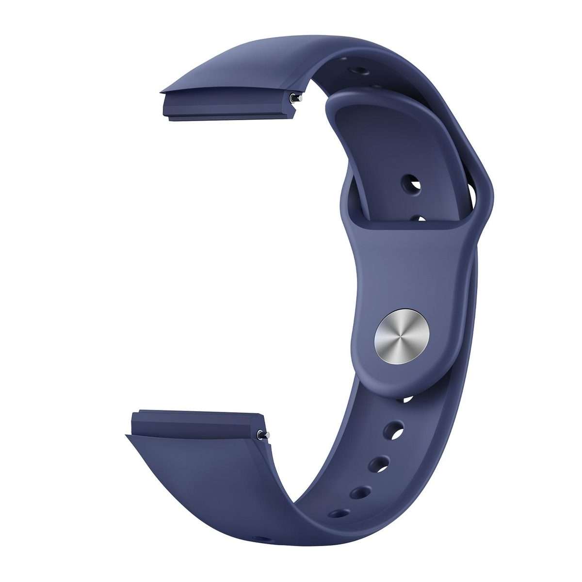 For Huawei Watch GT 6 Pro Reverse Buckle Solid Color Silicone Watch Band(Blue)