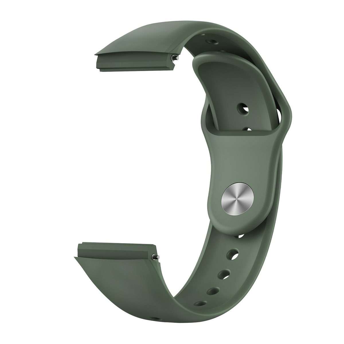 For Huawei Watch GT 6 Pro Reverse Buckle Solid Color Silicone Watch Band(Green)