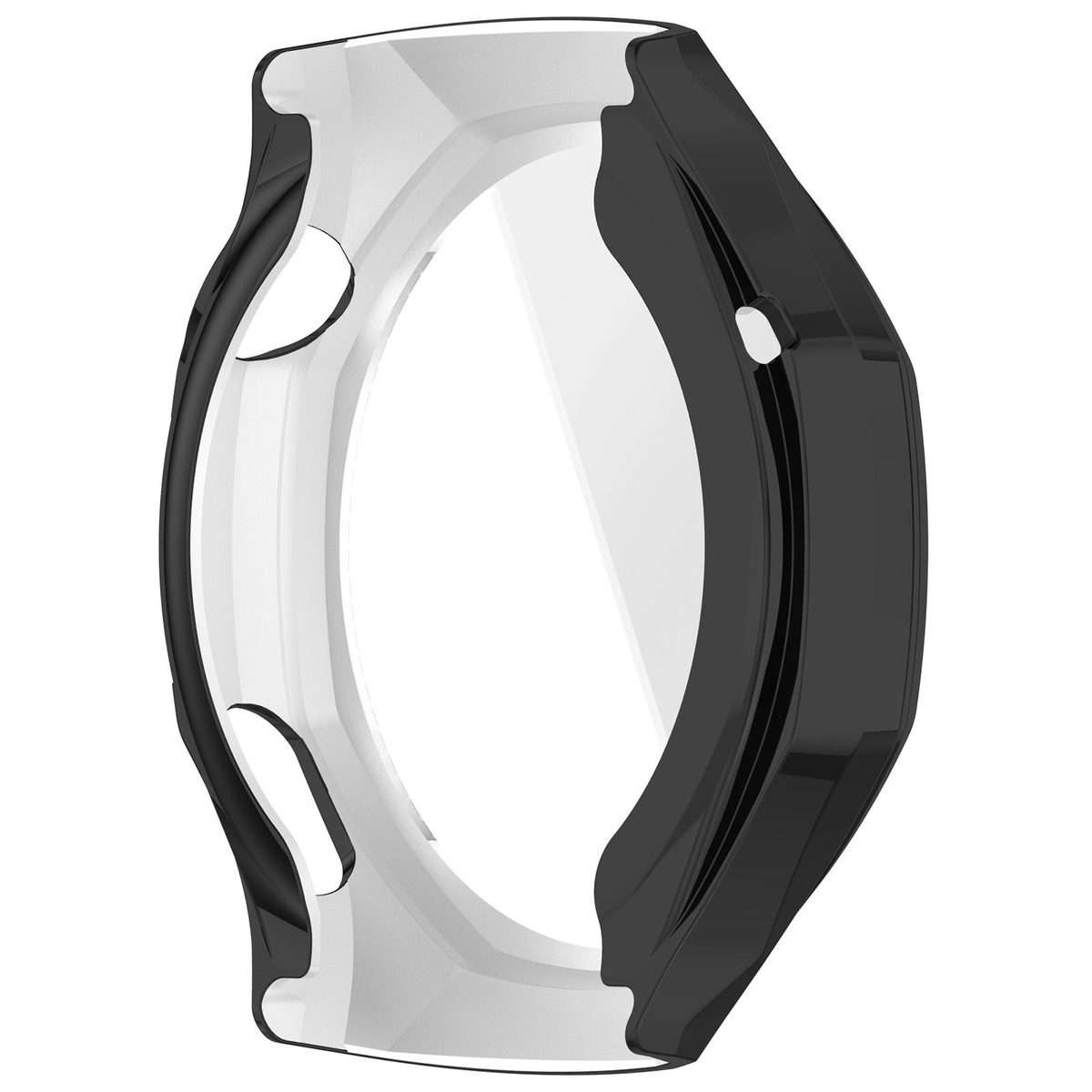 For Huawei Watch GT 6 Pro Electroplated Full Coverage TPU Watch Protective Cover(Black)