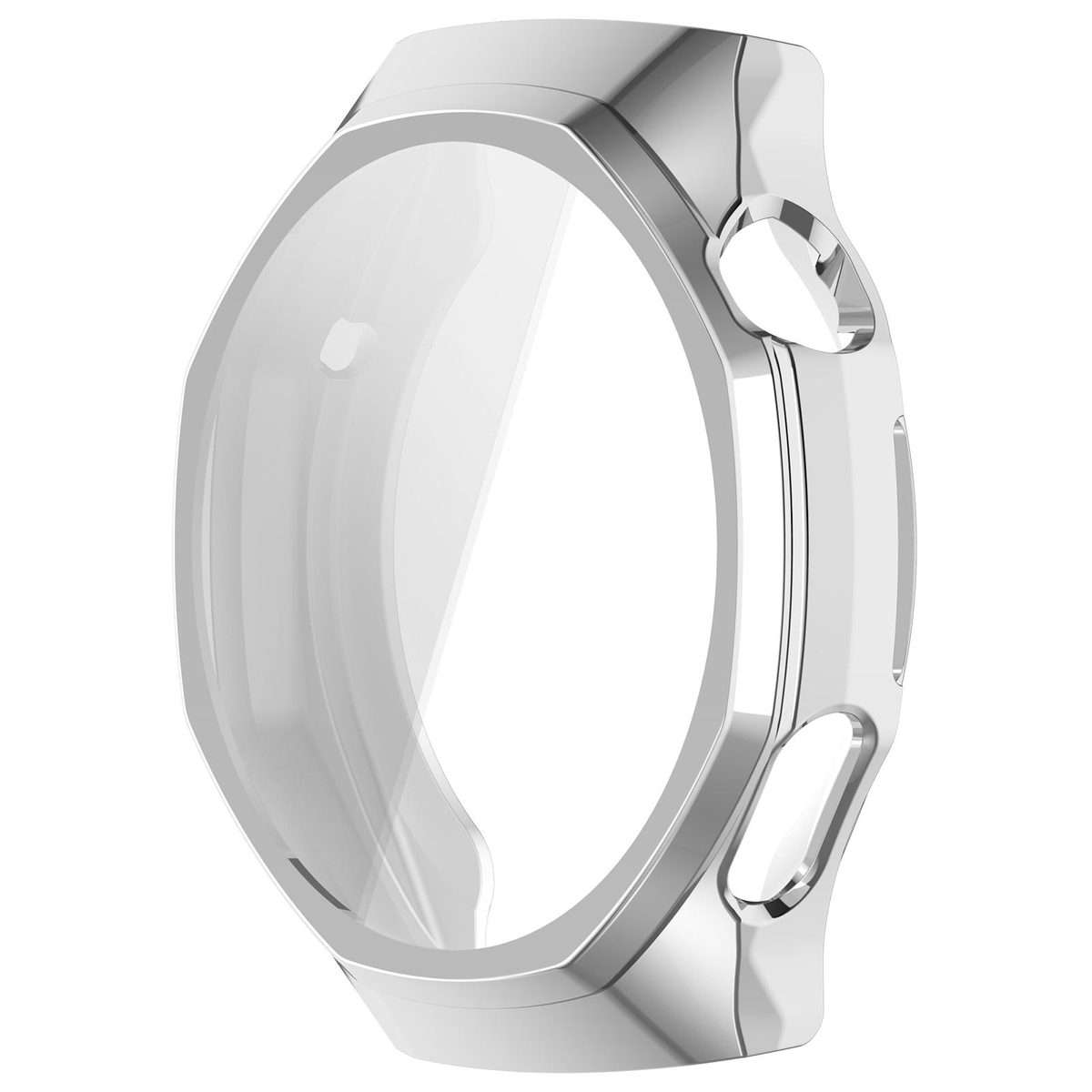 For Huawei Watch GT 6 Pro Electroplated Full Coverage TPU Watch Protective Cover(Silver)