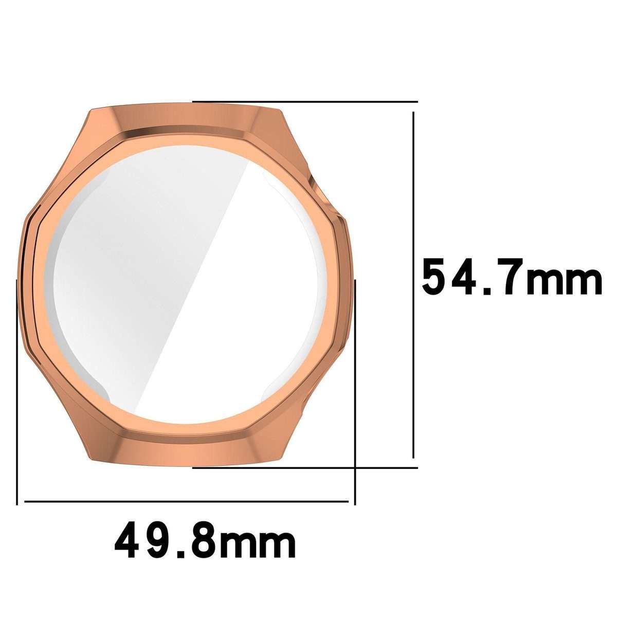 For Huawei Watch GT 6 Pro Electroplated Full Coverage TPU Watch Protective Cover(Silver)
