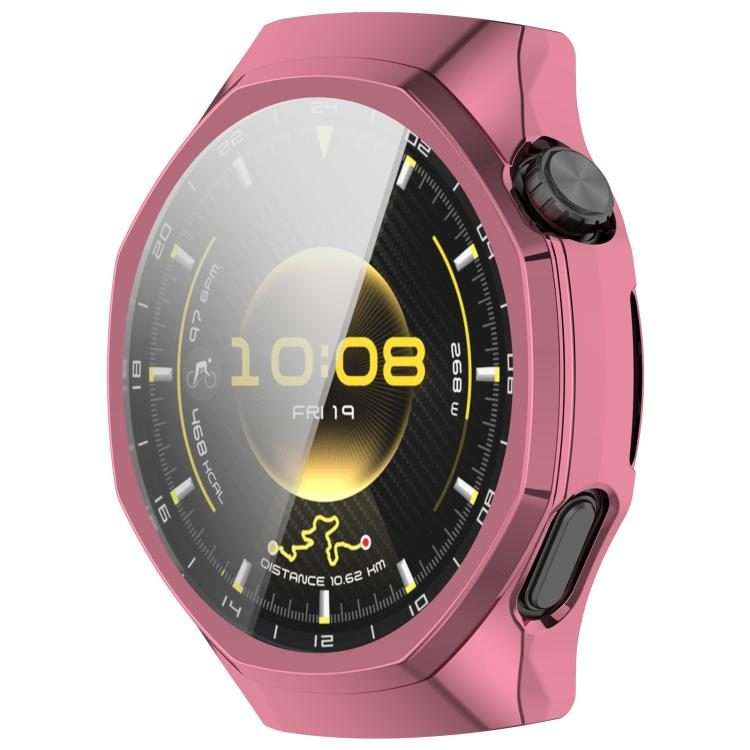 For Huawei Watch GT 6 Pro Electroplated Full Coverage TPU Watch Protective Cover(Pink)