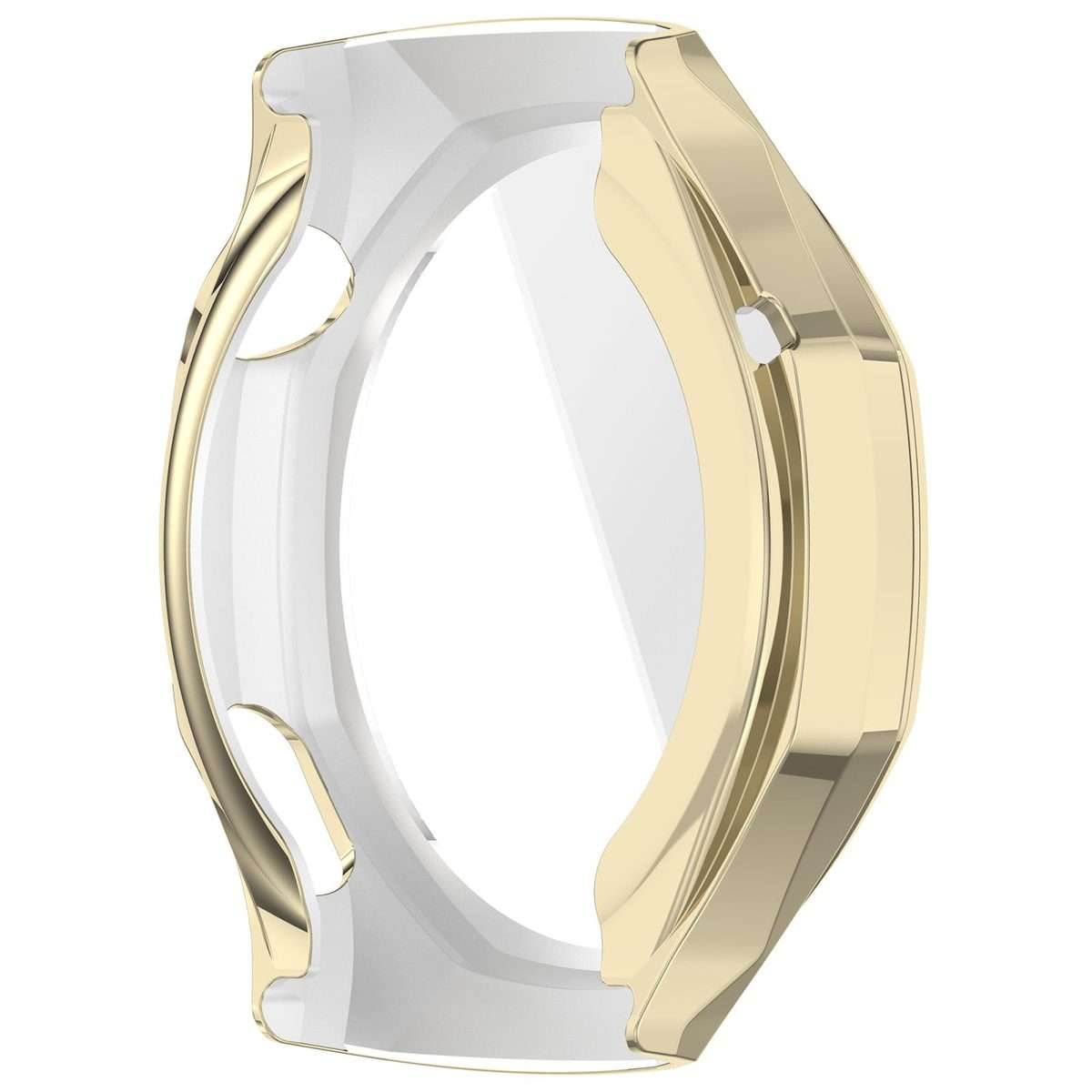 For Huawei Watch GT 6 Pro Electroplated Full Coverage TPU Watch Protective Cover(Light Gold)