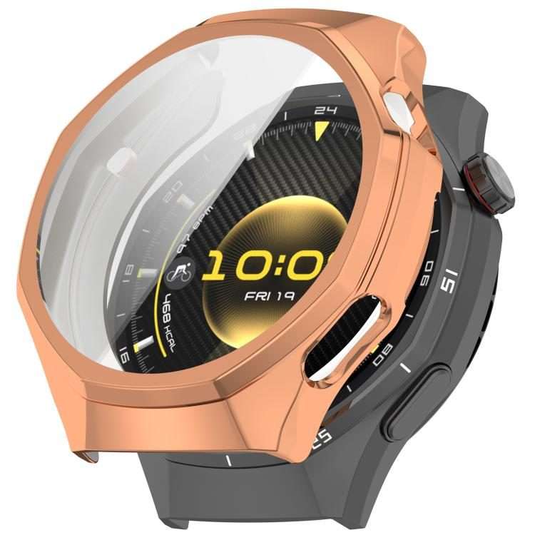 For Huawei Watch GT 6 Pro Electroplated Full Coverage TPU Watch Protective Cover(Rose Gold)