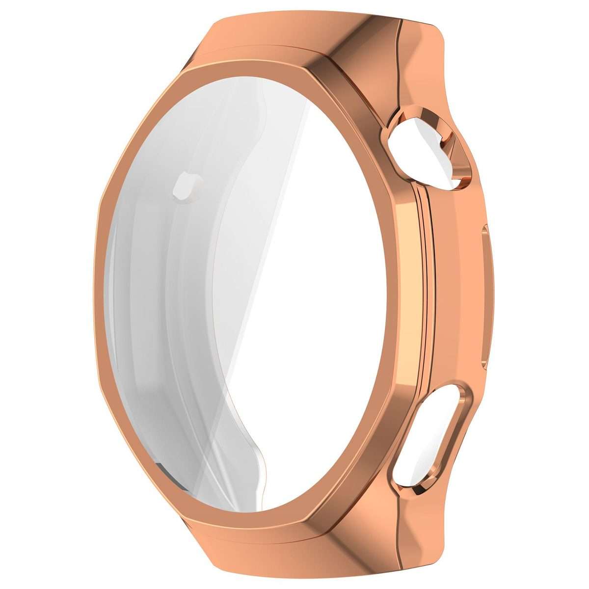 For Huawei Watch GT 6 Pro Electroplated Full Coverage TPU Watch Protective Cover(Rose Gold)