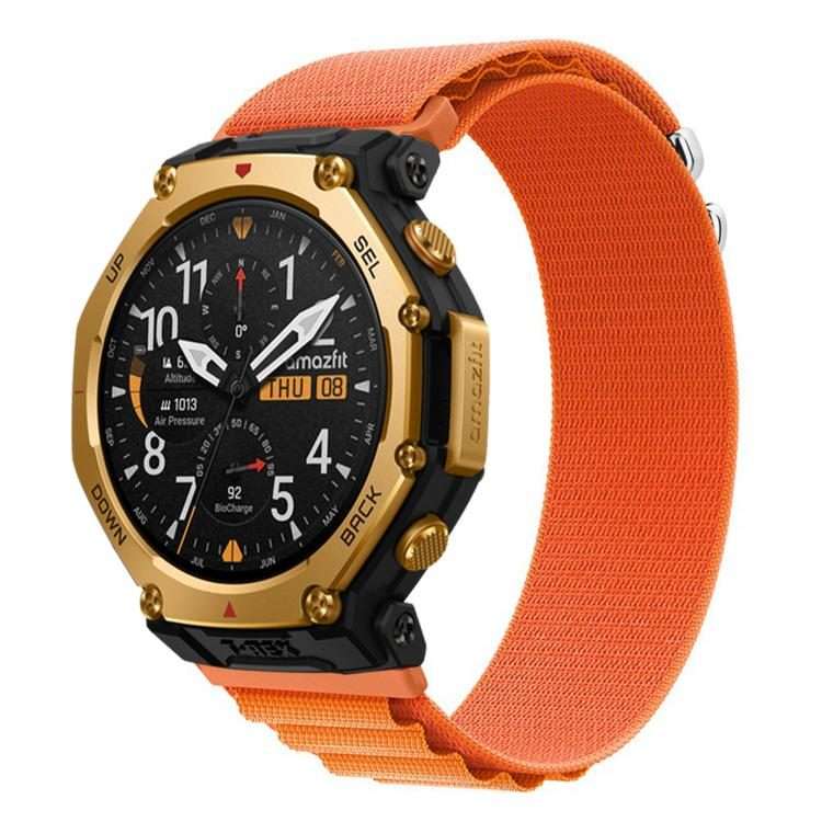 For Amazfit T-Rex 3 Pro 48mm Alpine Loop Nylon Watch Band(Orange)