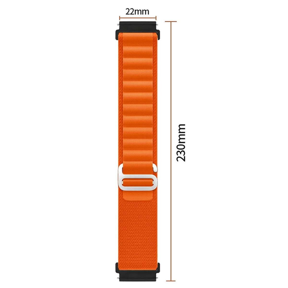 For Amazfit T-Rex 3 Pro 48mm Alpine Loop Nylon Watch Band(Black)