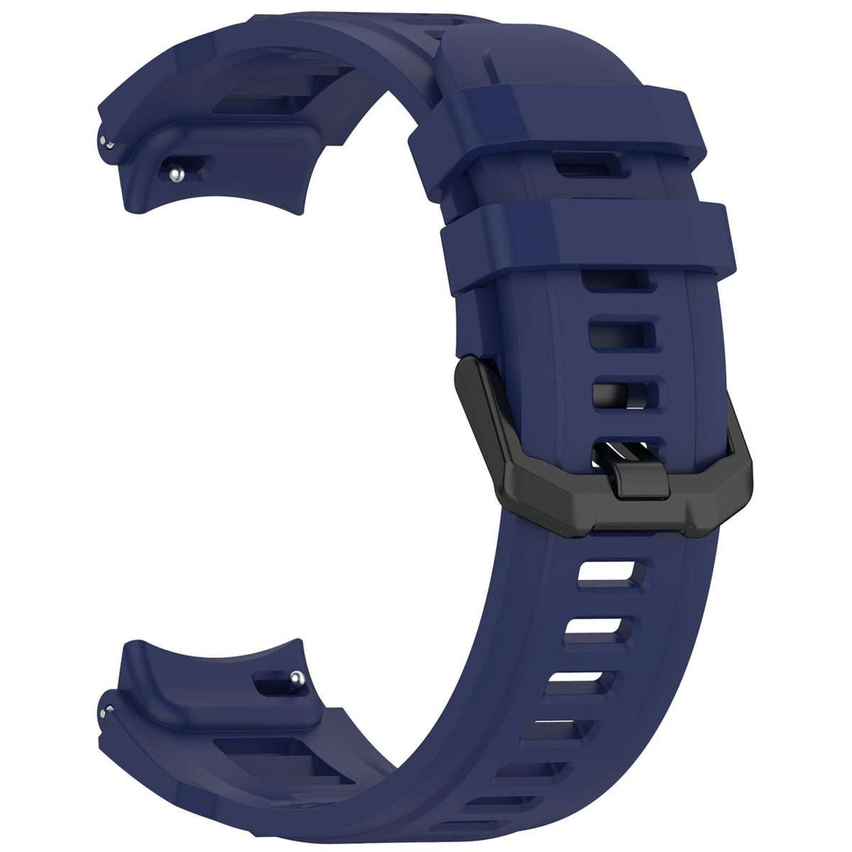 For Amazfit T-Rex 3 Pro 48mm Quick Release Buckle Sport Silicone Watch Band(Dark Blue)