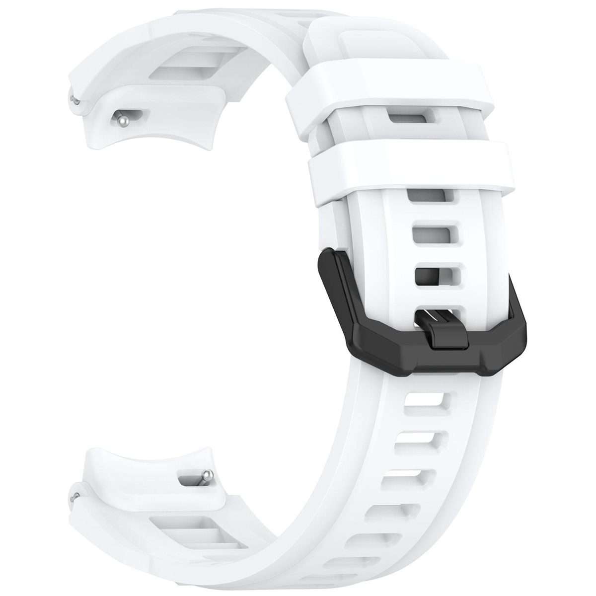 For Amazfit T-Rex 3 Pro 48mm Quick Release Buckle Sport Silicone Watch Band(White)