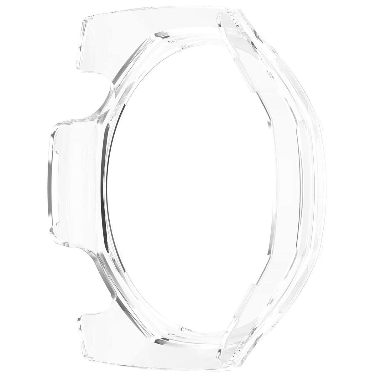 For Huawei Watch GT 6 Pro Half Coverage Hollow PC Watch Protective Cover(Transparent)