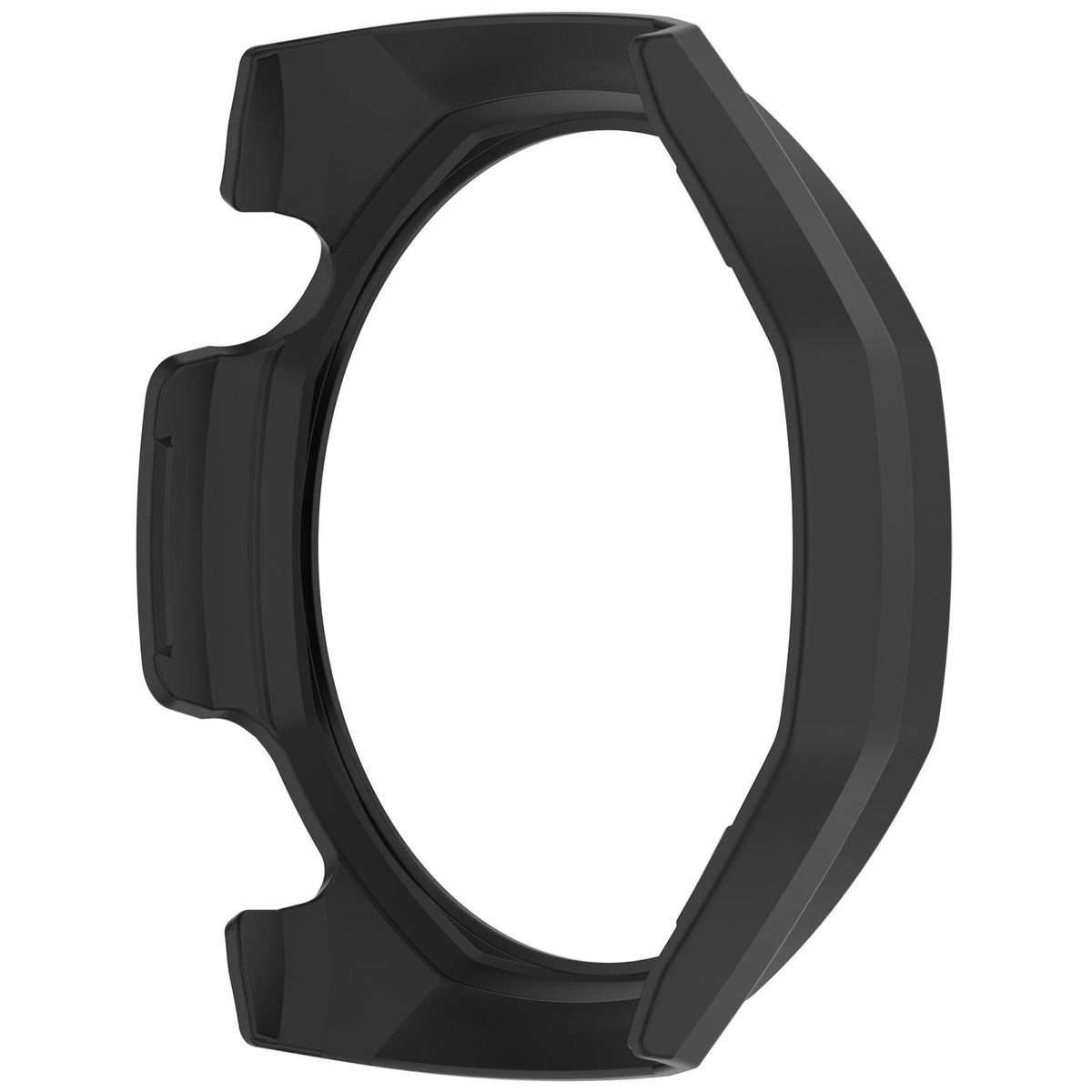 For Huawei Watch GT 6 Pro Half Coverage Hollow PC Watch Protective Cover(Black)