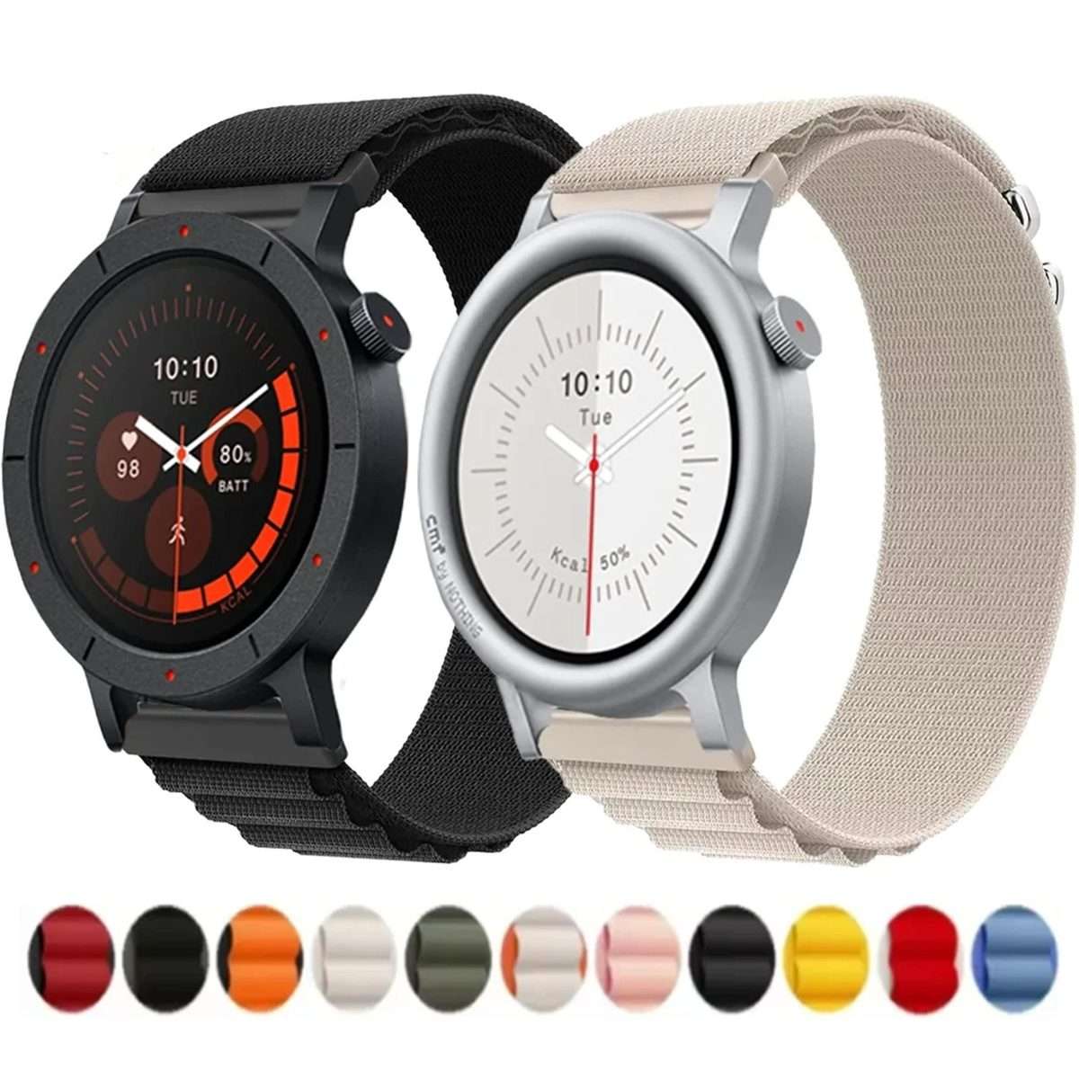 For Nothing CMF Watch 3 Pro Alpine Loop Nylon Watch Band(Starlight)