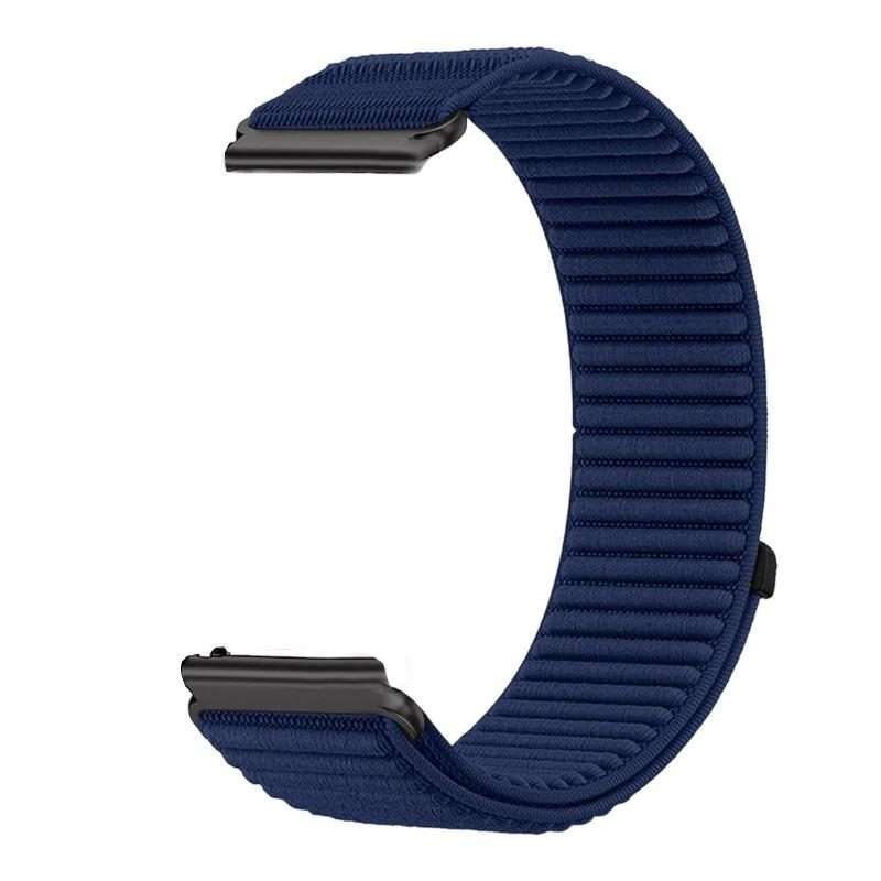 For Nothing CMF Watch 3 Pro Woven Nylon Hook And Loop Fastener Metal Interface Watch Band(Azure)